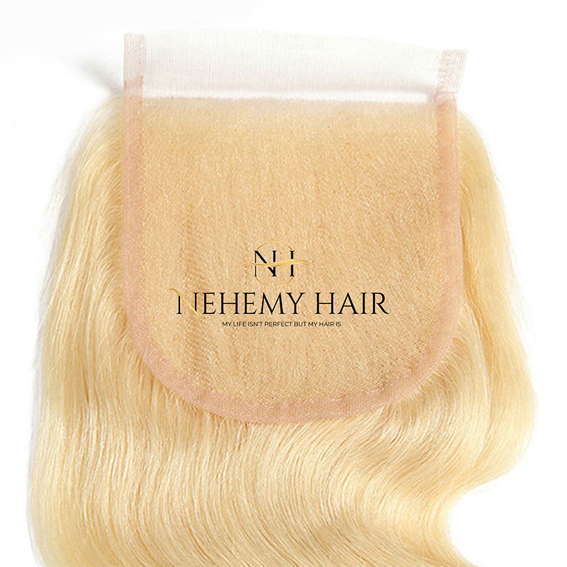 Closure Swiss Lace Blond 613 Lisse – Image 3