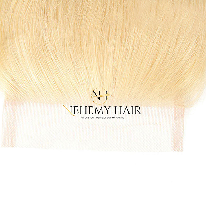 Closure Swiss Lace Blond 613 Lisse – Image 5