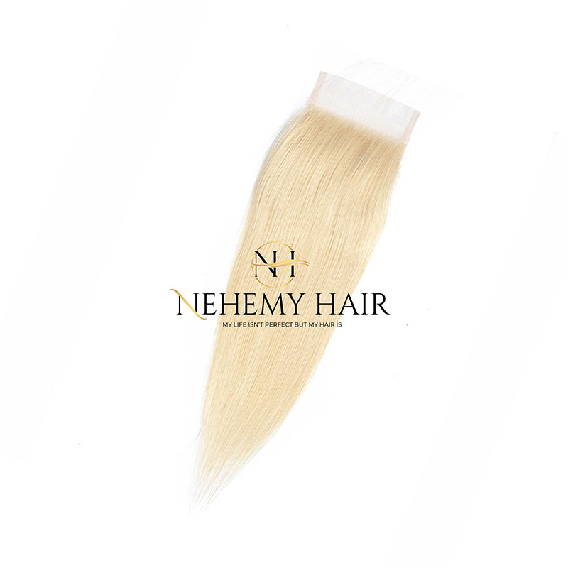 Closure Swiss Lace Blond 613 Lisse – Image 4