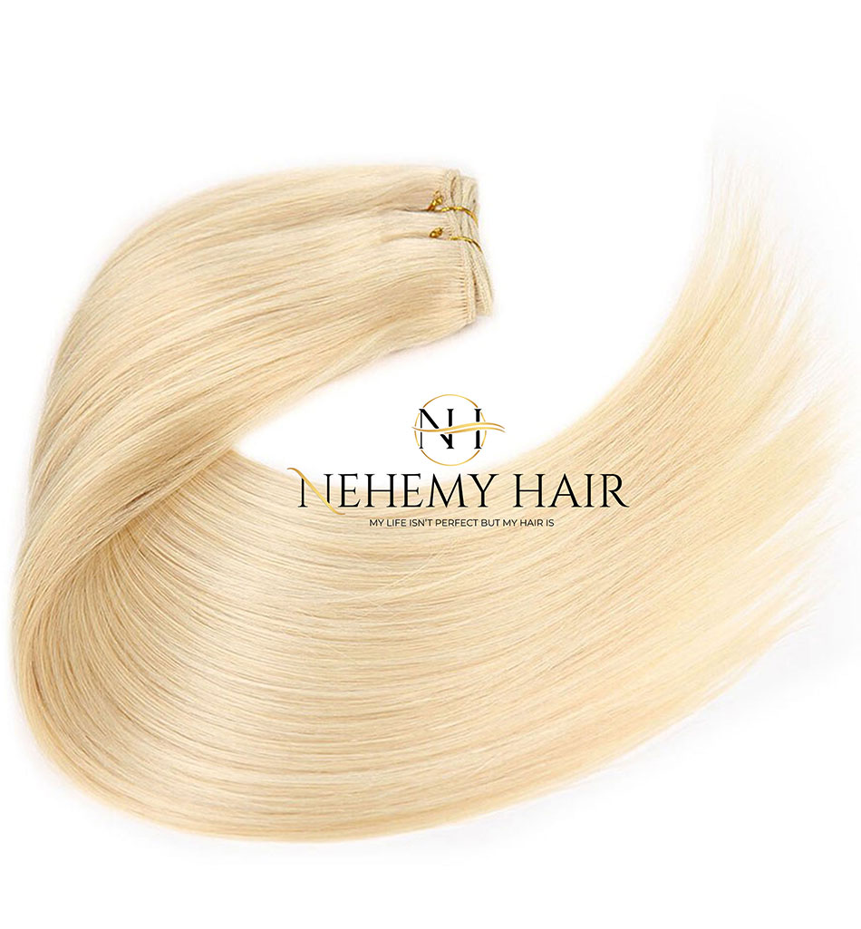 Tissage Raw Hair Blond 613 Lisse